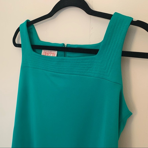 Vintage 1970s Square Neck Women’s Cirette California Tank Top - Picture 2 of 13